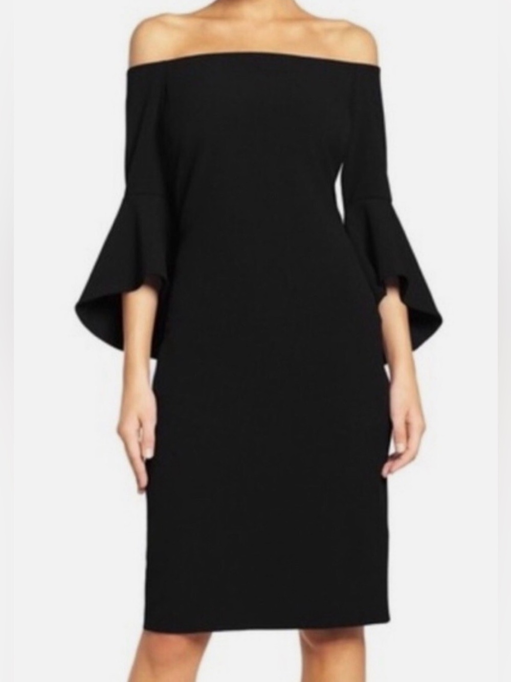 Chelsea28 Off The Shoulder Cocktail Dress Bell Sleeve